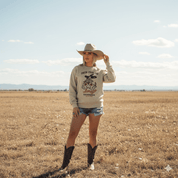 Check Your Ego Amigo Cowboy Graphic SweatshirtSandS