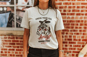 Check Your Ego Amigo Cowboy Graphic TeeCementXS