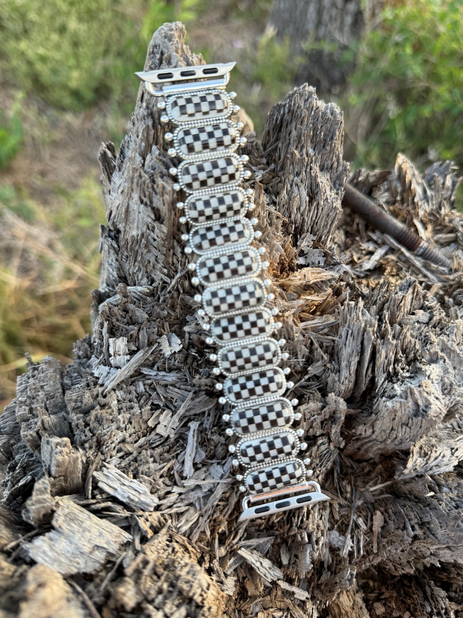 Checkerboard Apple Watch Band