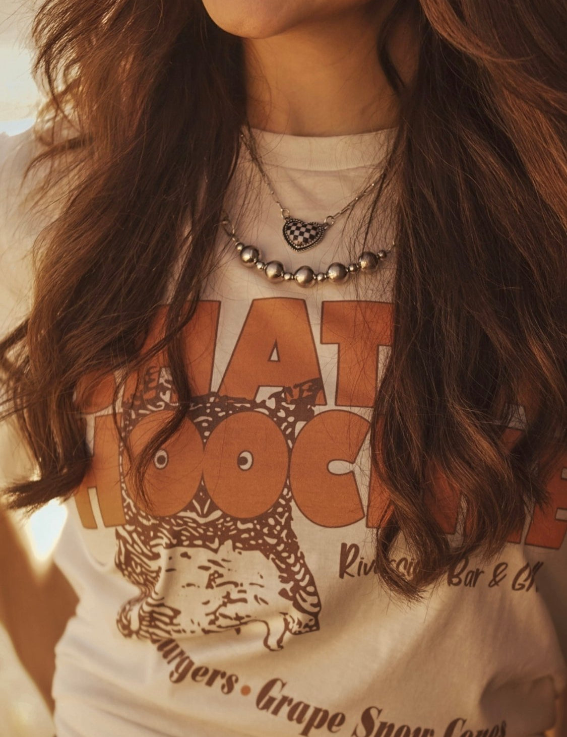 Checkered Heart Necklace