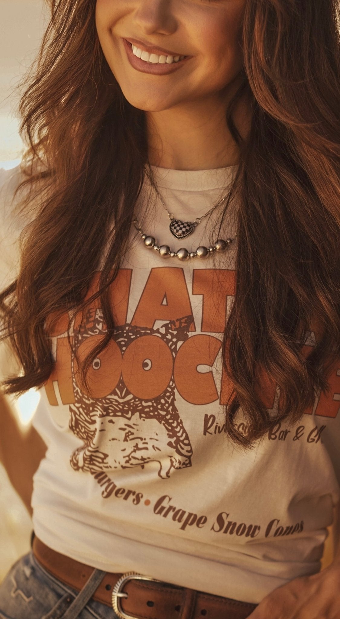 Checkered Heart Necklace