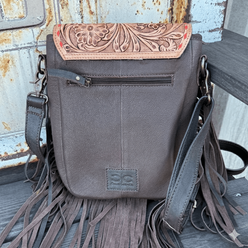 Cherry Crush Fringe Crossbody Bag