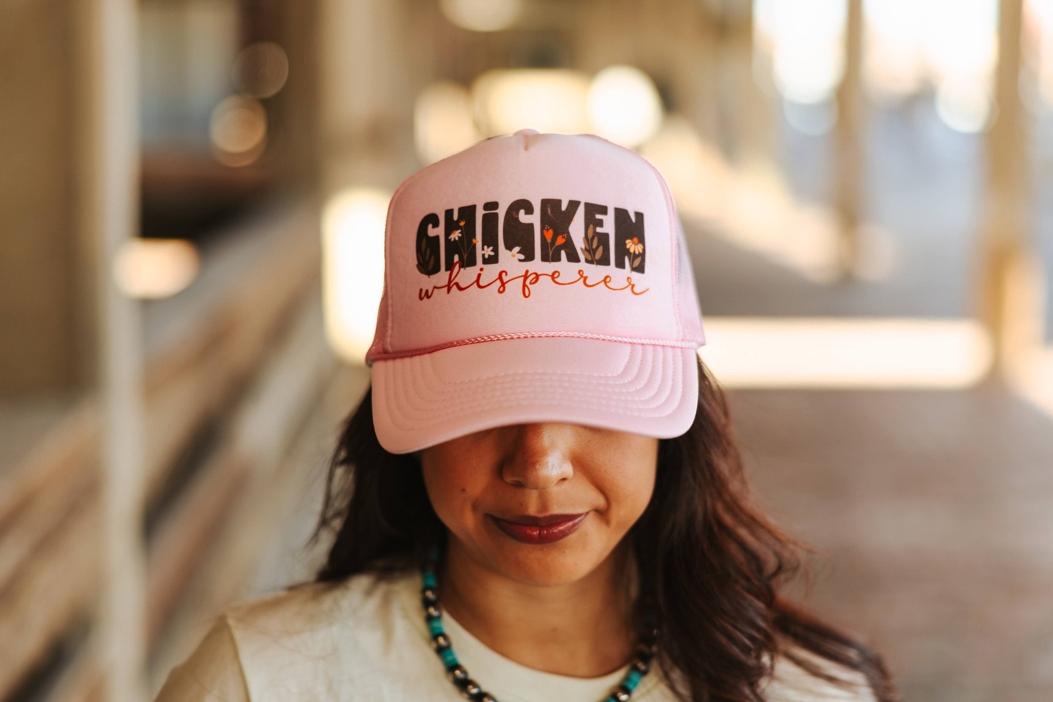 Chicken Whisperer Trucker HatPink
