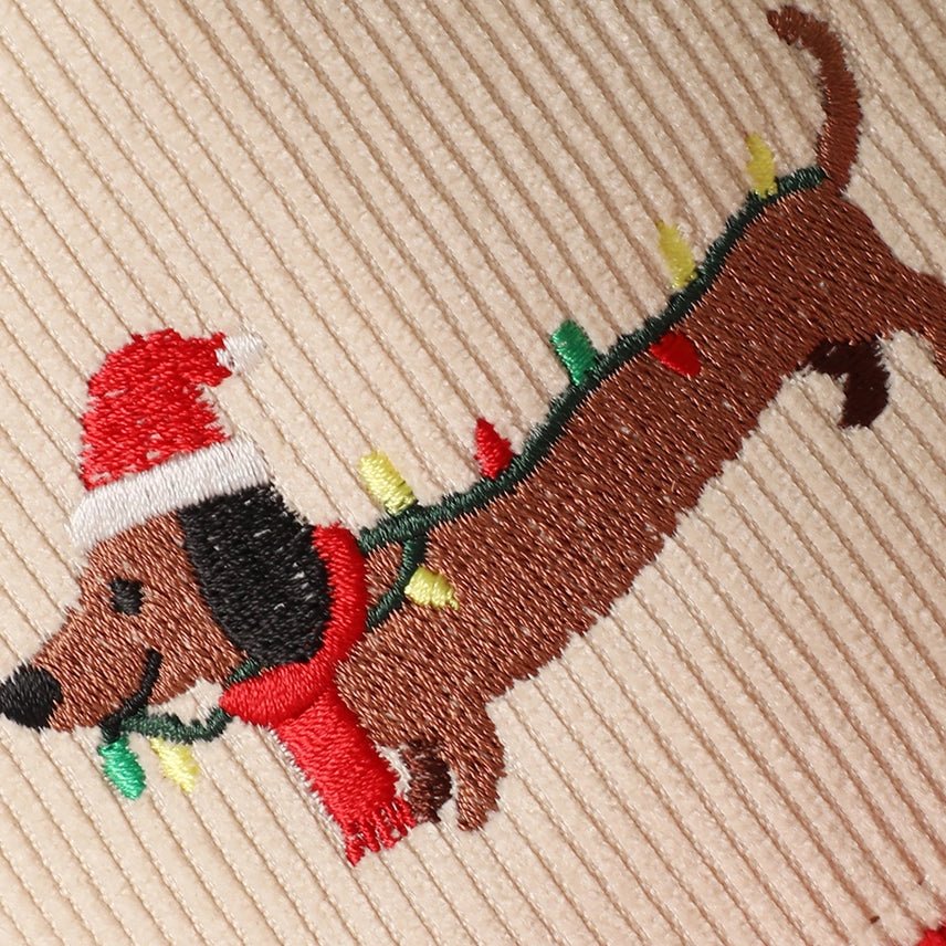 Christmas Dachshund Embroidered Trucker Hat