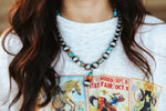 Chunky Spiny Oyster and Pearl Necklace