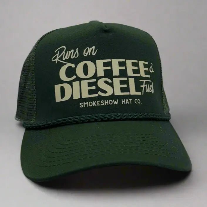 Coffee & Diesel Fuel Trucker Hat