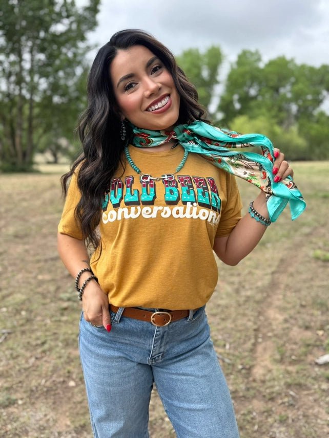 Cold Beer Conversations Graphic TeeS