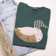 Cottage Mallard Embroidered Patch TeeS