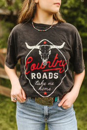 Country Roads Take Me Home Graphic TeeS