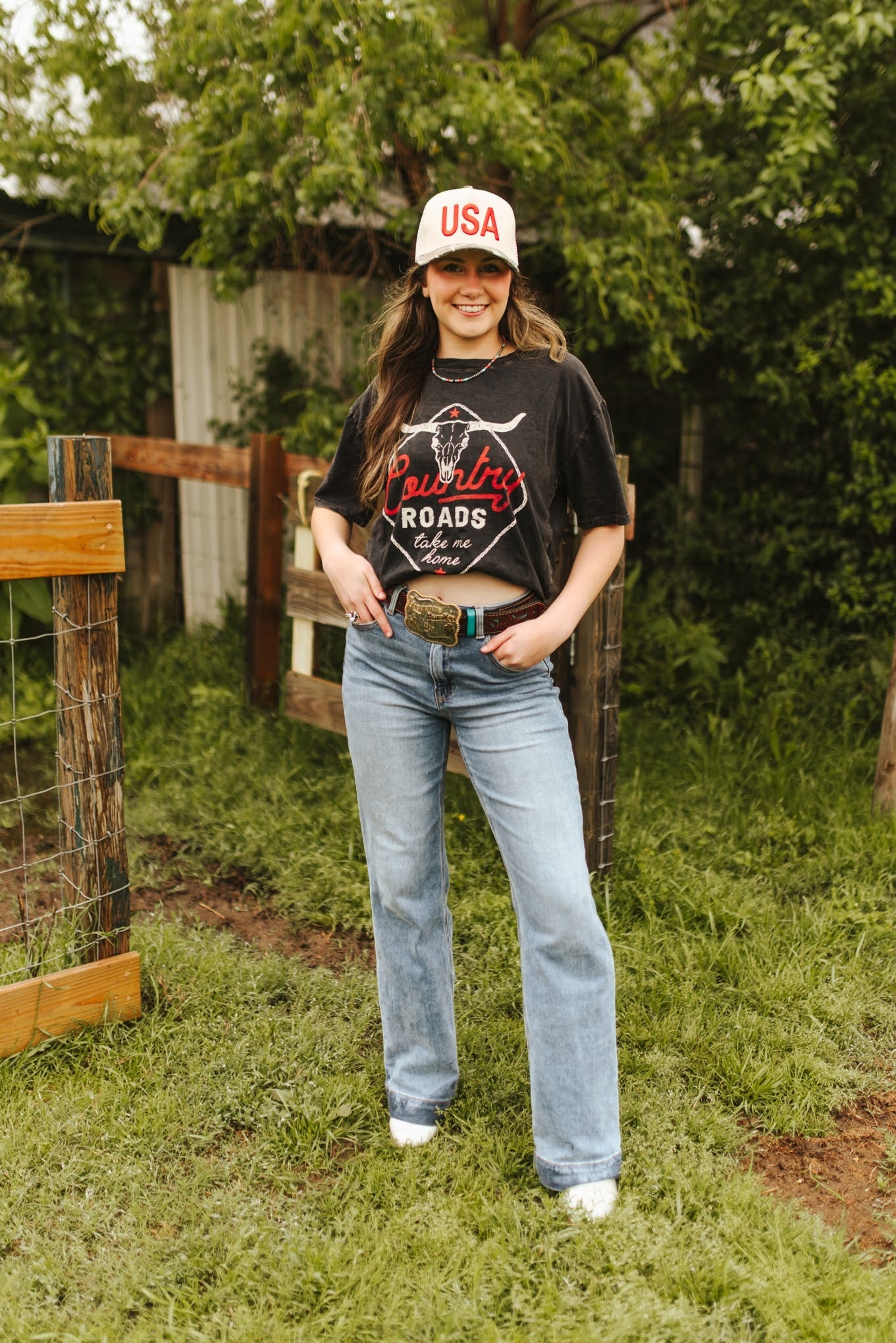 Country Roads Take Me Home Graphic TeeS