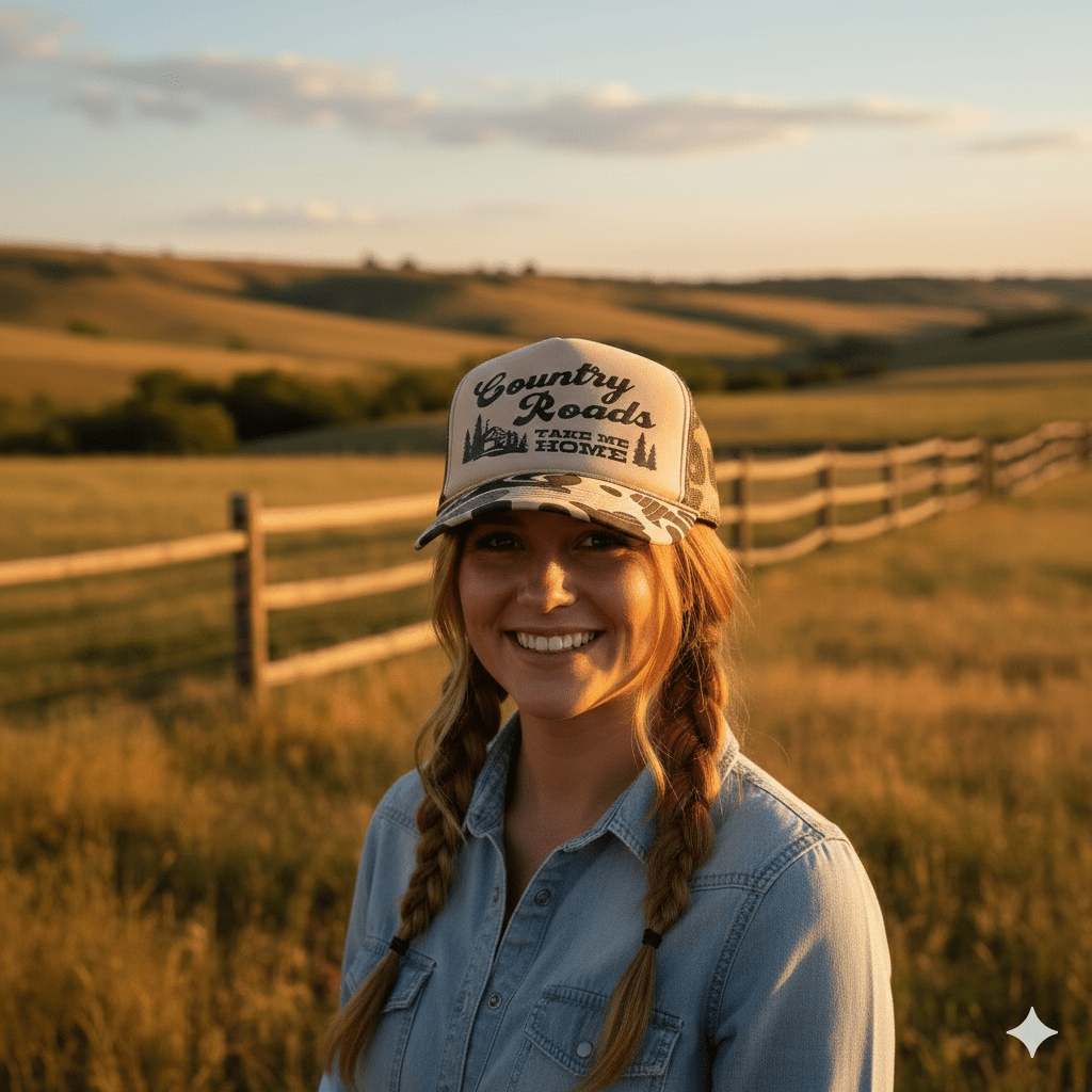 Country Roads Trucker Hat
