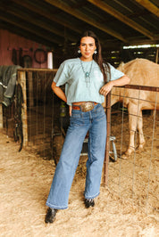 Country Roots Oversized Graphic TeeS/M