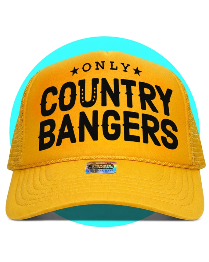 Only Country Bangers Trucker HatYellow