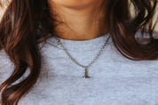 Cowboy Boot Pendant Necklace