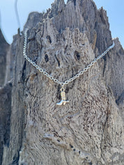 Cowboy Boot Pendant Necklace