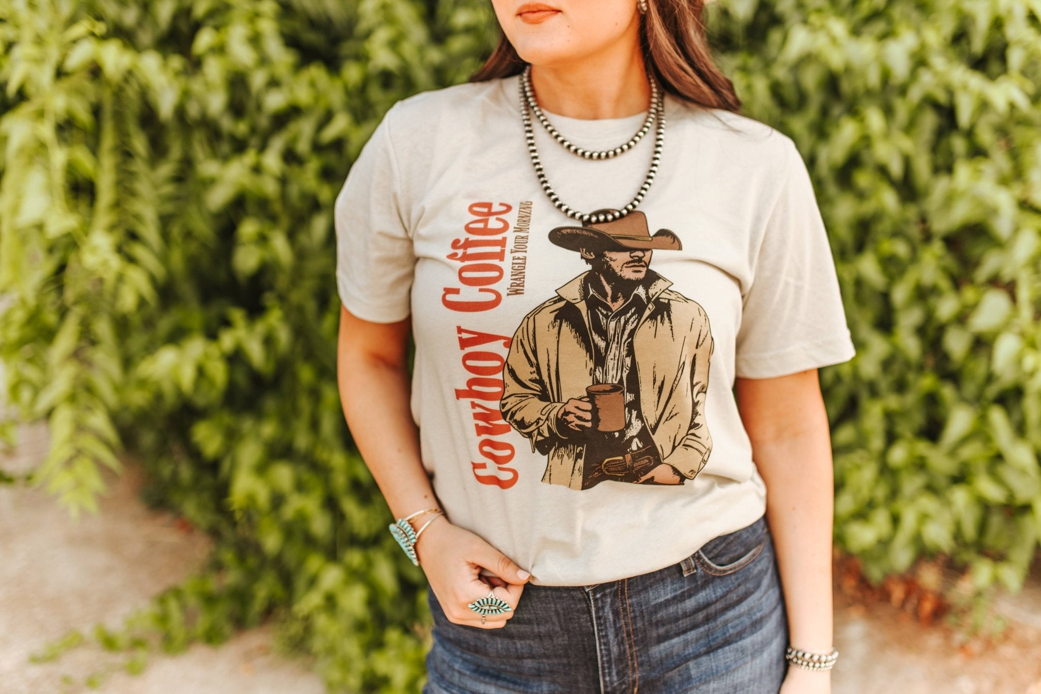 Cowboy Coffee Graphic TeeCementXS