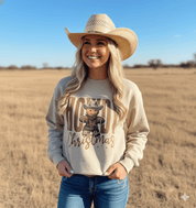 Cowboy Gingerbread Howdy Christmas Graphic SweatshirtSandS