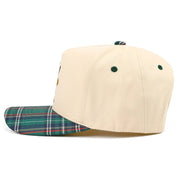 Cowboy Gingerbread Man Embroidered Plaid Trucker Hat