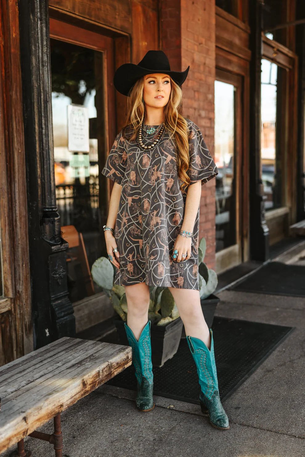 Cowboy Lasso Tee DressS/M
