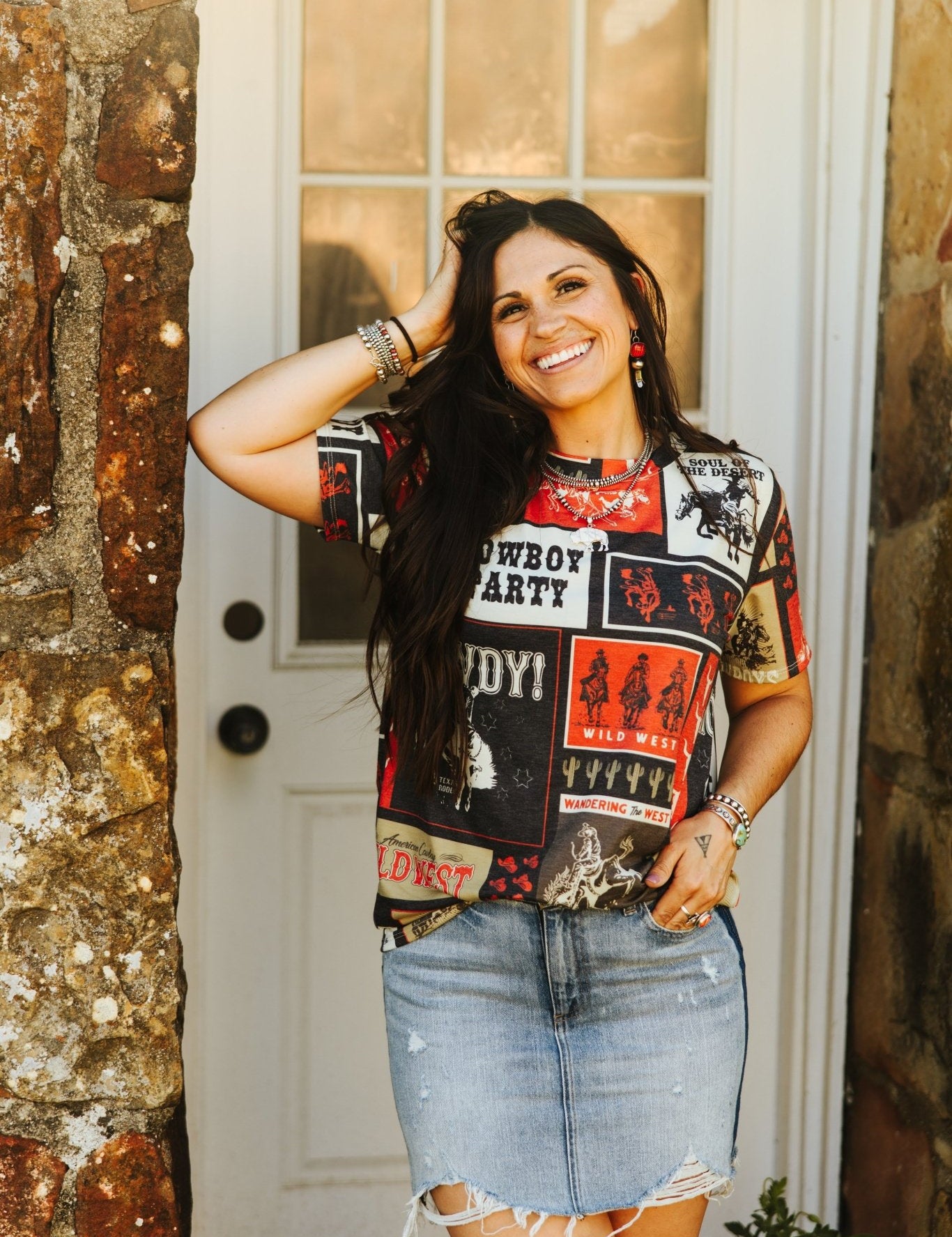 Cowboy Party Short Sleeve TeeS