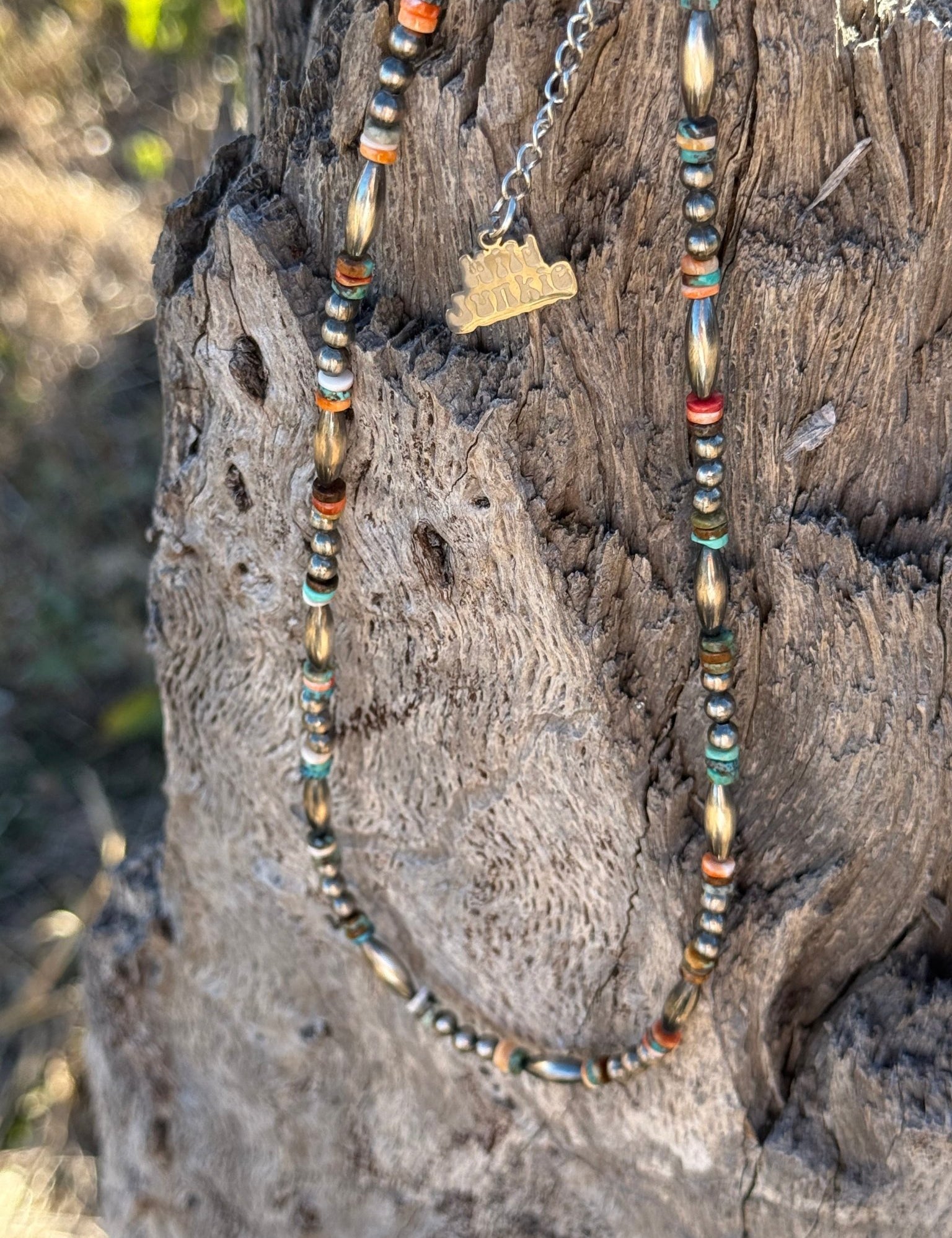 Cowboy Trail Heishi Beaded Choker