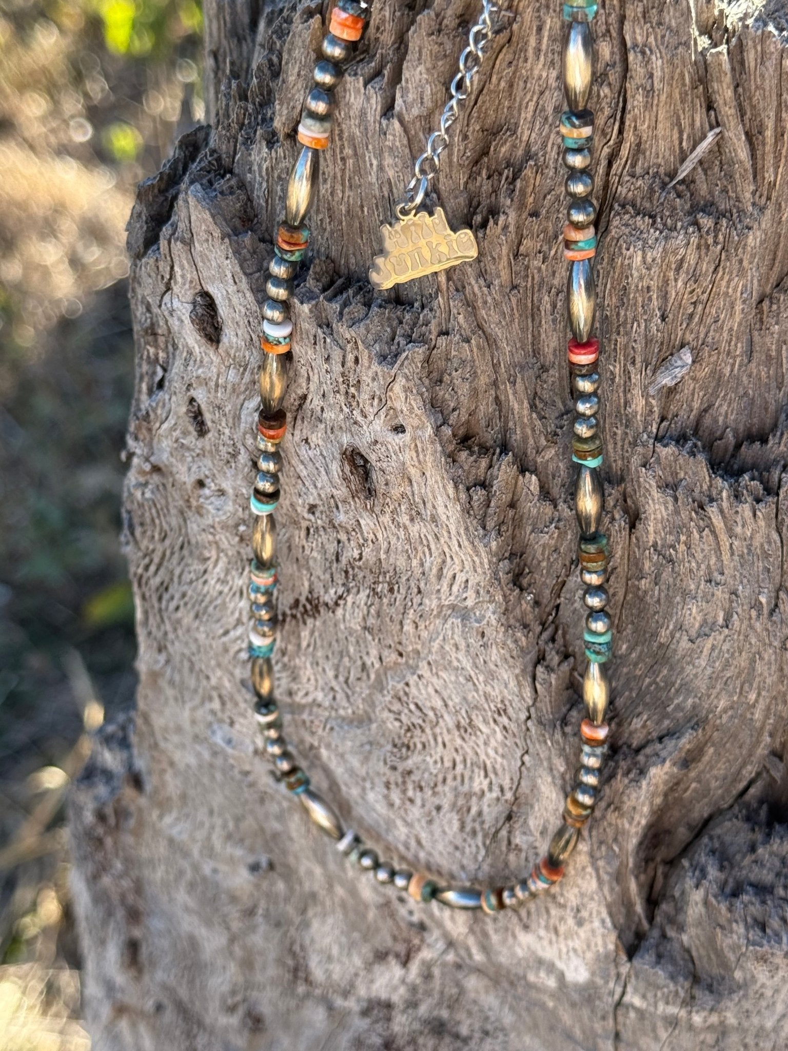 Cowboy Trail Heishi Beaded Choker