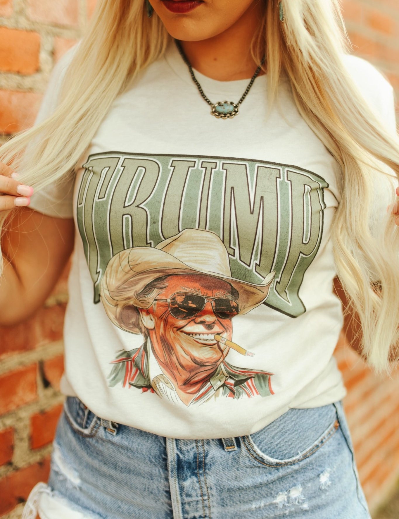 Cowboy Trump Graphic TeeCementS