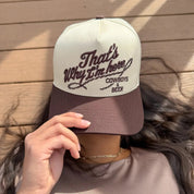 Cowboys & Beer Embroidered Trucker Hat