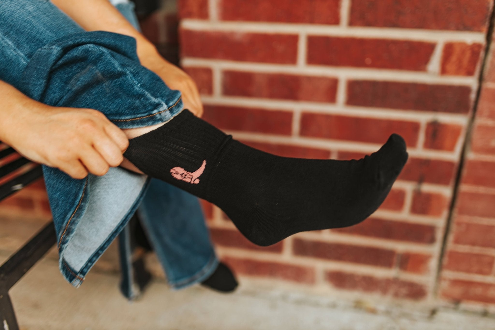 Cowgirl Boot Ankle SocksBlackOS