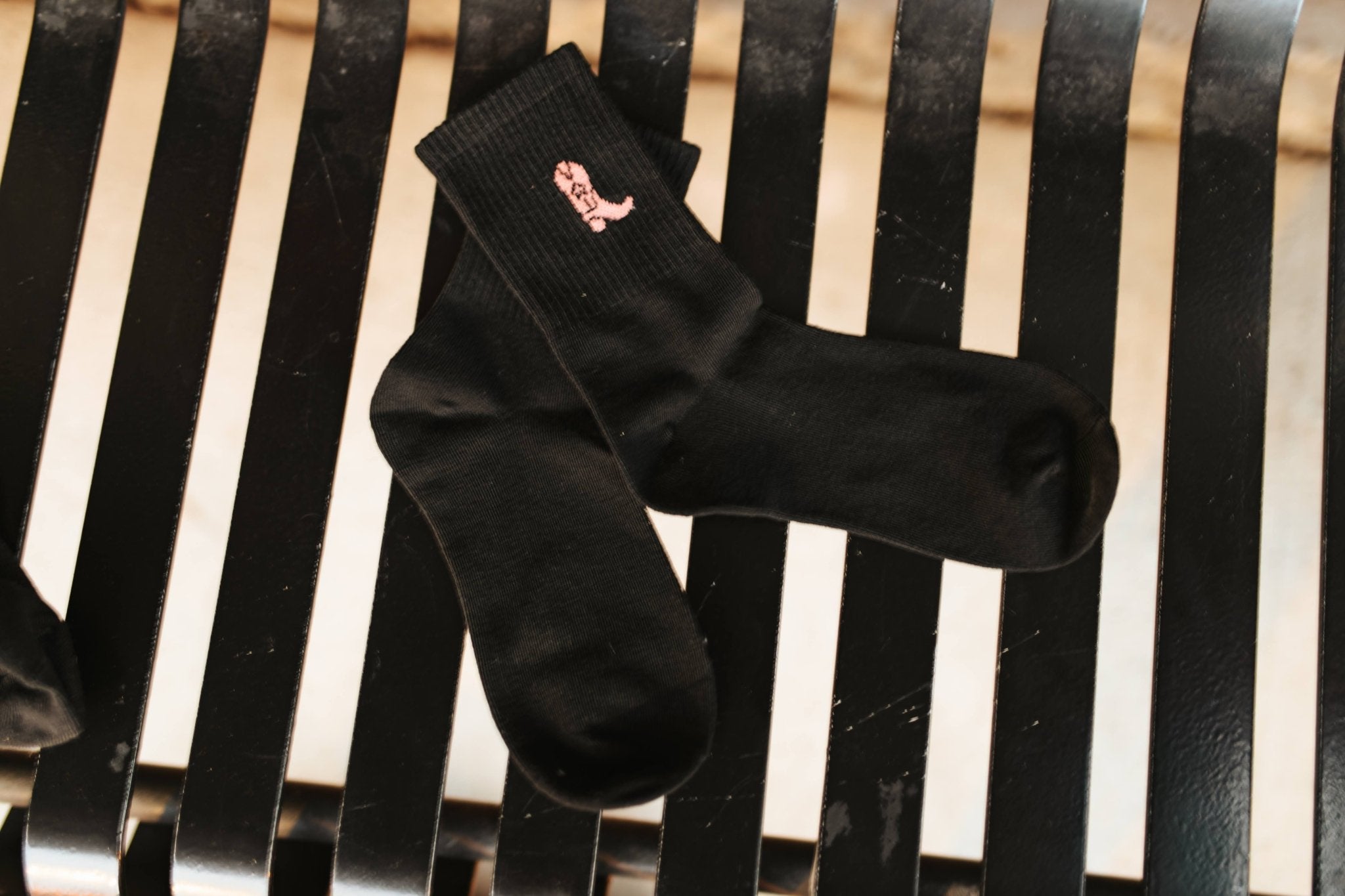 Cowgirl Boot Ankle SocksBlackOS