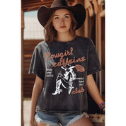 Cowgirl Caffeine Club Boxy Graphic TeeS