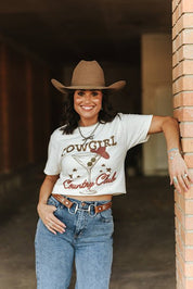 Cowgirl Country Club Graphic TeeNaturalS