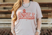 Cowgirl Hell I Won't Graphic TeePink GravelS