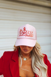 Cowgirl Hell I Won't Trucker HatPink