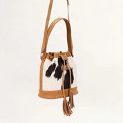 Cowhide Canyon Bucket Bag