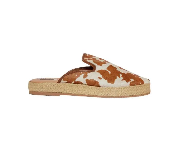 Cowhide Espadrilles - BrownBrown6