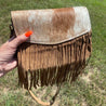 Cowhide Fringe Crossbody Bag