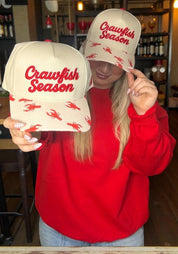 Crawfish Season Embroidered Trucker Hat