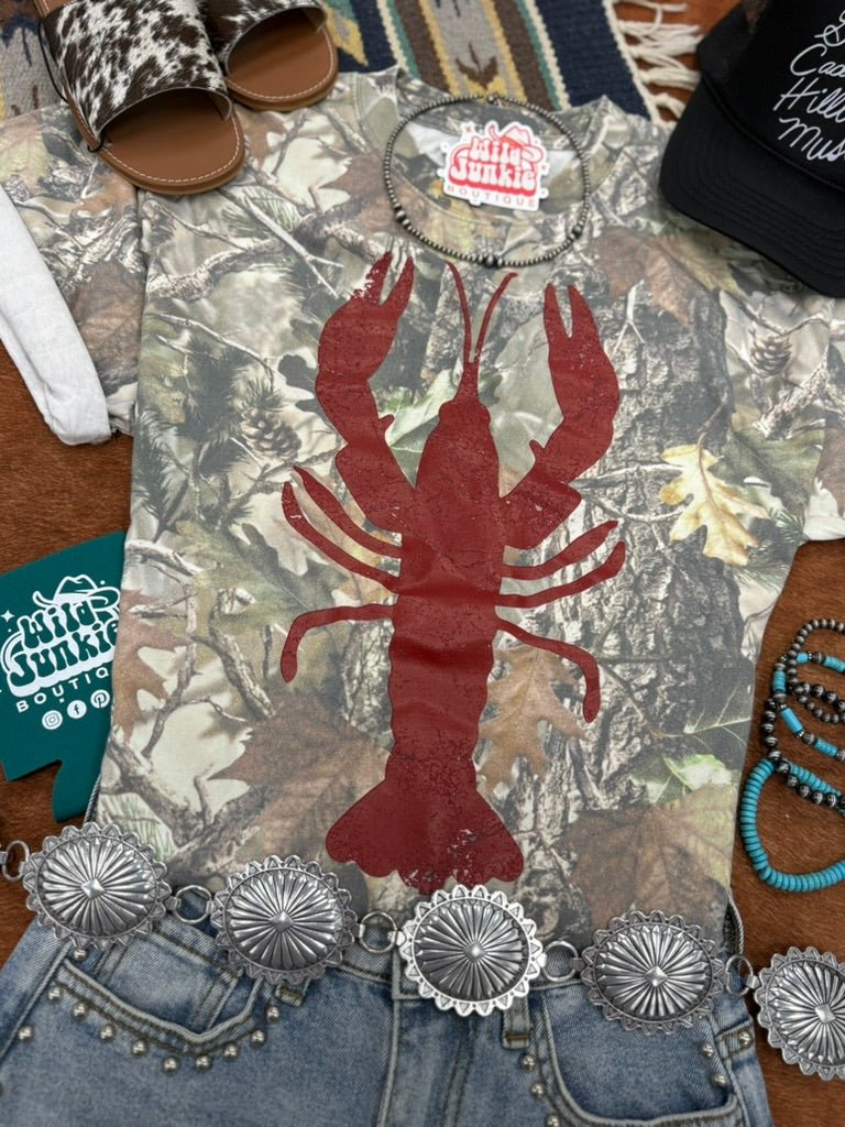 Crawfish Tree Camo Graphic TeeS