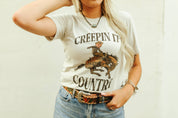 Creepin It Country Graphic TeeCementS