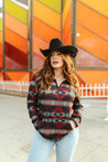 Crimson Aztec PulloverS