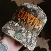 Cuntry Camo Embroidered Trucker Hat