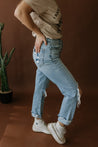 Cut Out Boyfriend Jeans1