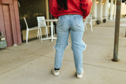 Cut Out Boyfriend Jeans1