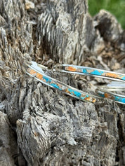 Dainty Spiny Oyster Inlay Cuff