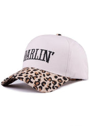 Darlin' Embroidered Leopard Trucker Hat