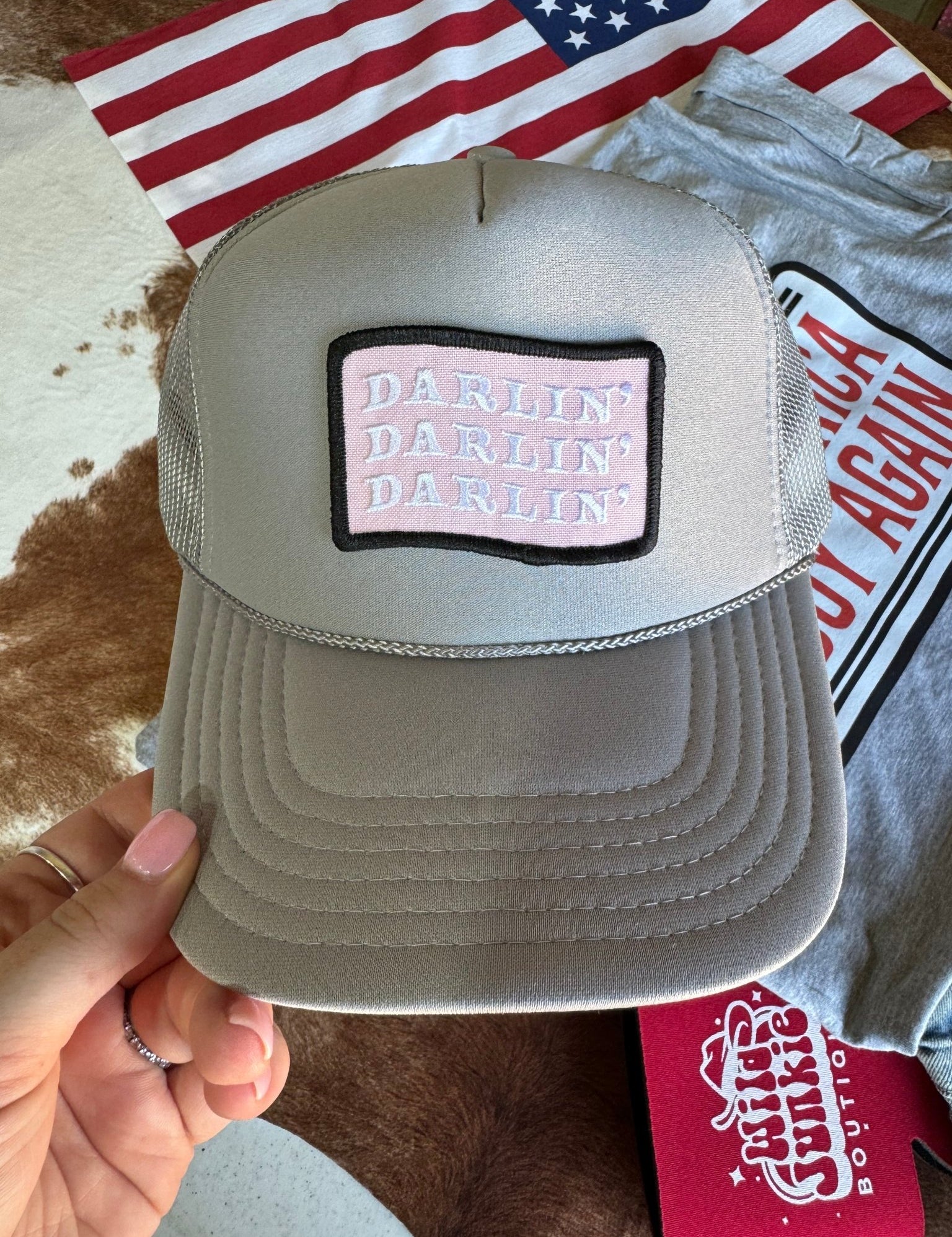 Darlin' Patch Trucker HatMultiOS