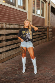 Darlin' Saddle Up Oversized Graphic TeeS