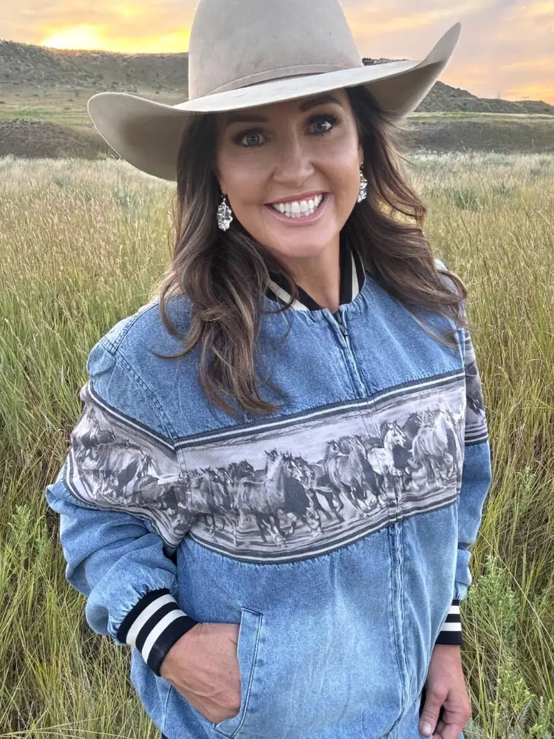 Denim Rush Bomber Jacket - PREORDERS