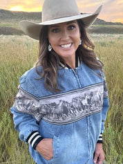 Denim Rush Bomber Jacket - PREORDERS